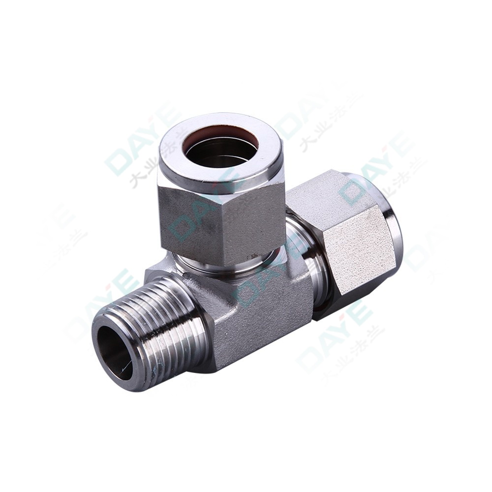 External thread side tee